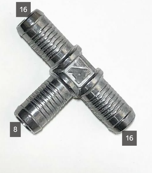 T-junction 16x8x16