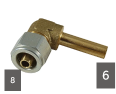 Ֆիթինգ 8x6 90գր.